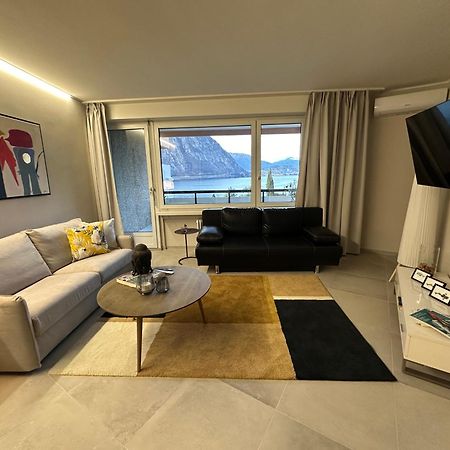 Bellavista Apartment Bissone Esterno foto