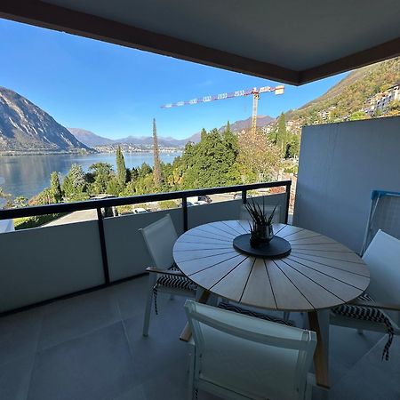 Bellavista Apartment Bissone Esterno foto