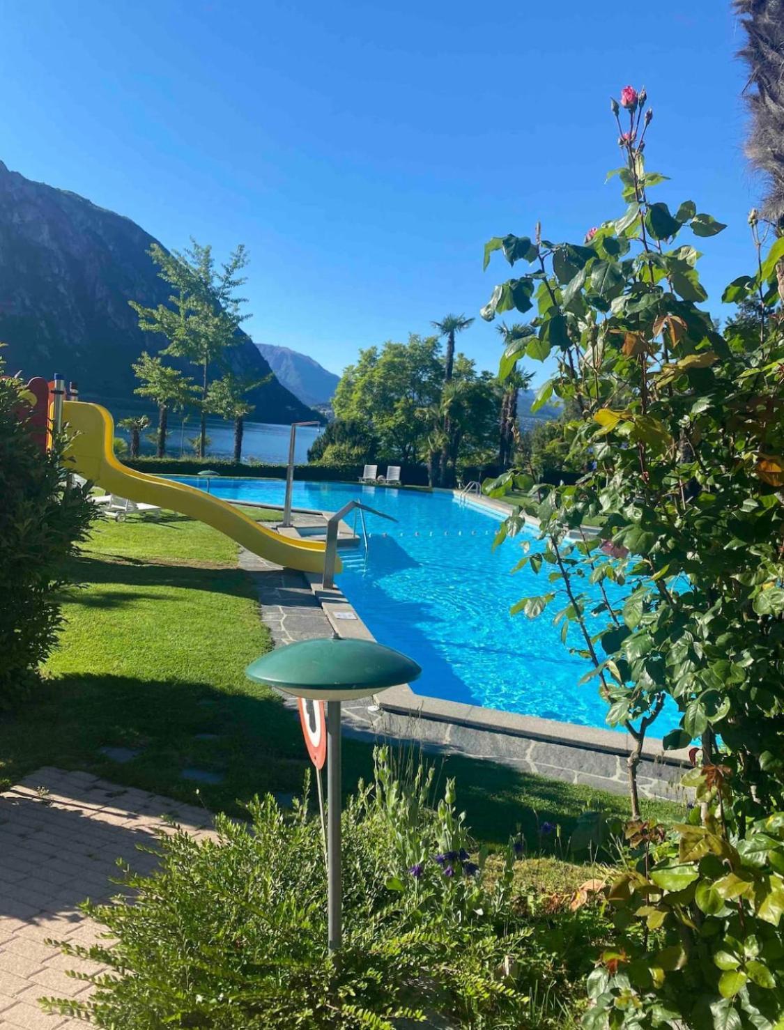 Bellavista Apartment Bissone Esterno foto