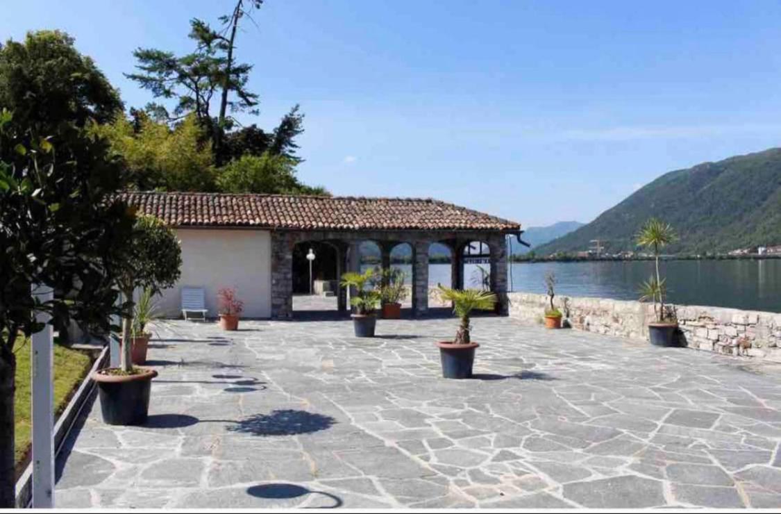 Bellavista Apartment Bissone Esterno foto