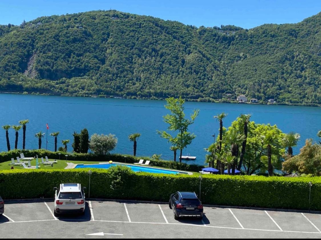Bellavista Apartment Bissone Esterno foto