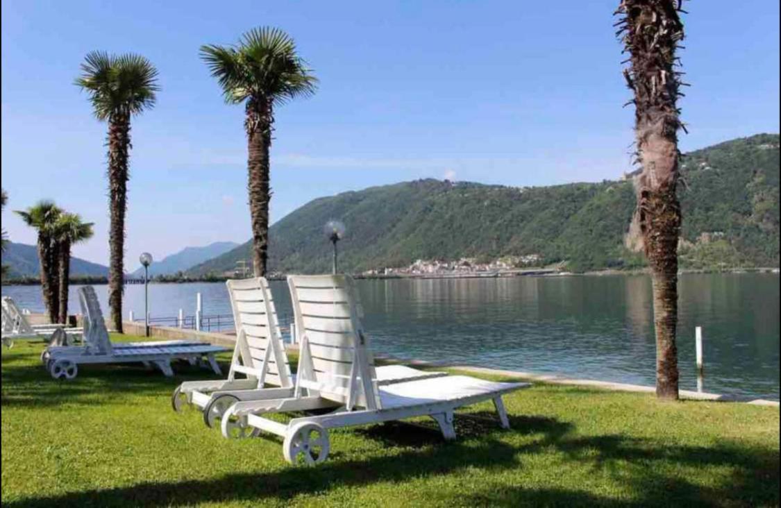 Bellavista Apartment Bissone Esterno foto