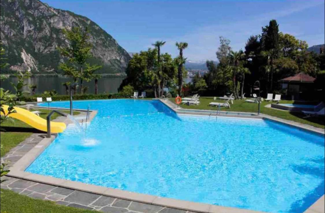 Bellavista Apartment Bissone Esterno foto