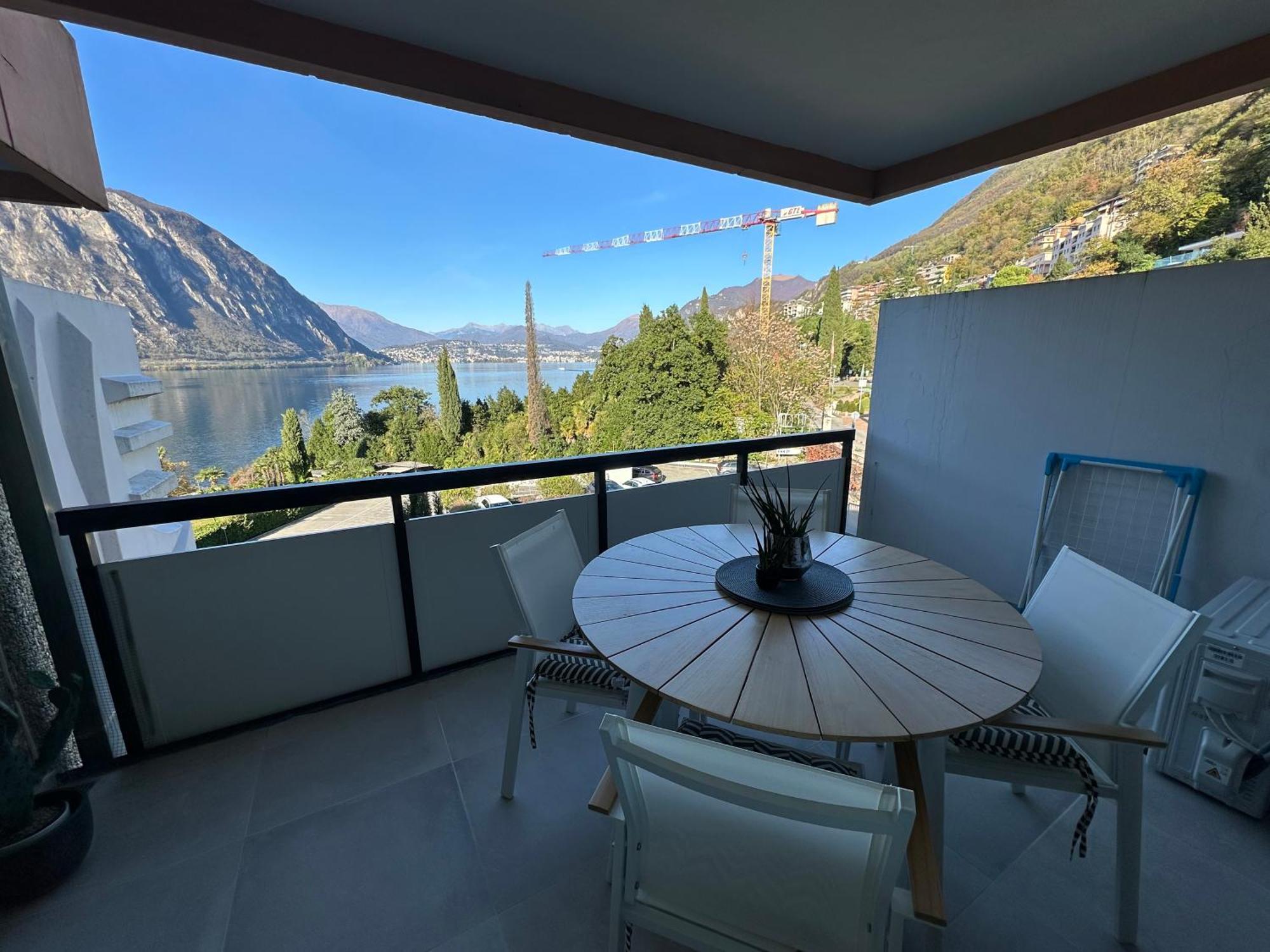 Bellavista Apartment Bissone Esterno foto