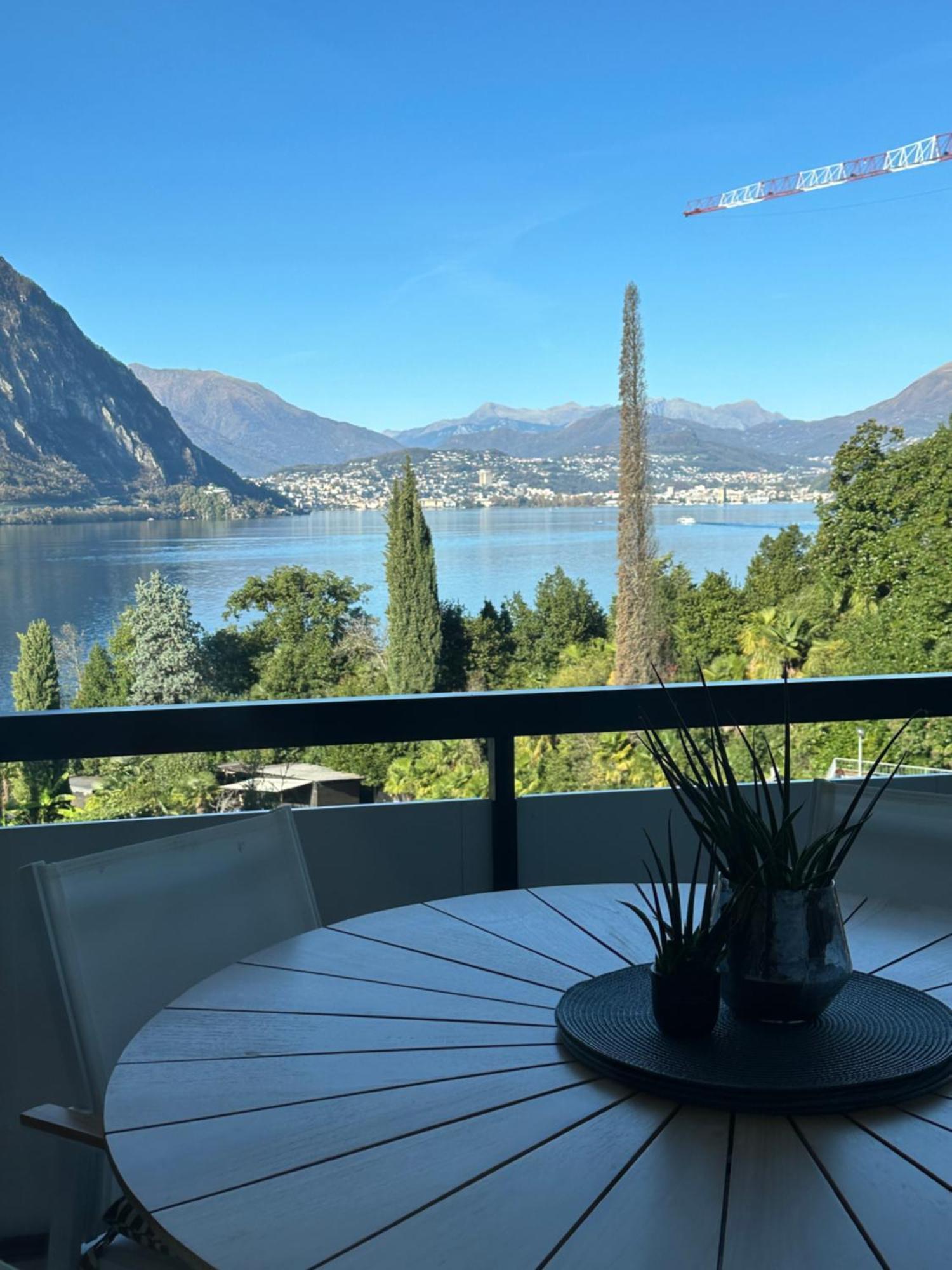Bellavista Apartment Bissone Esterno foto